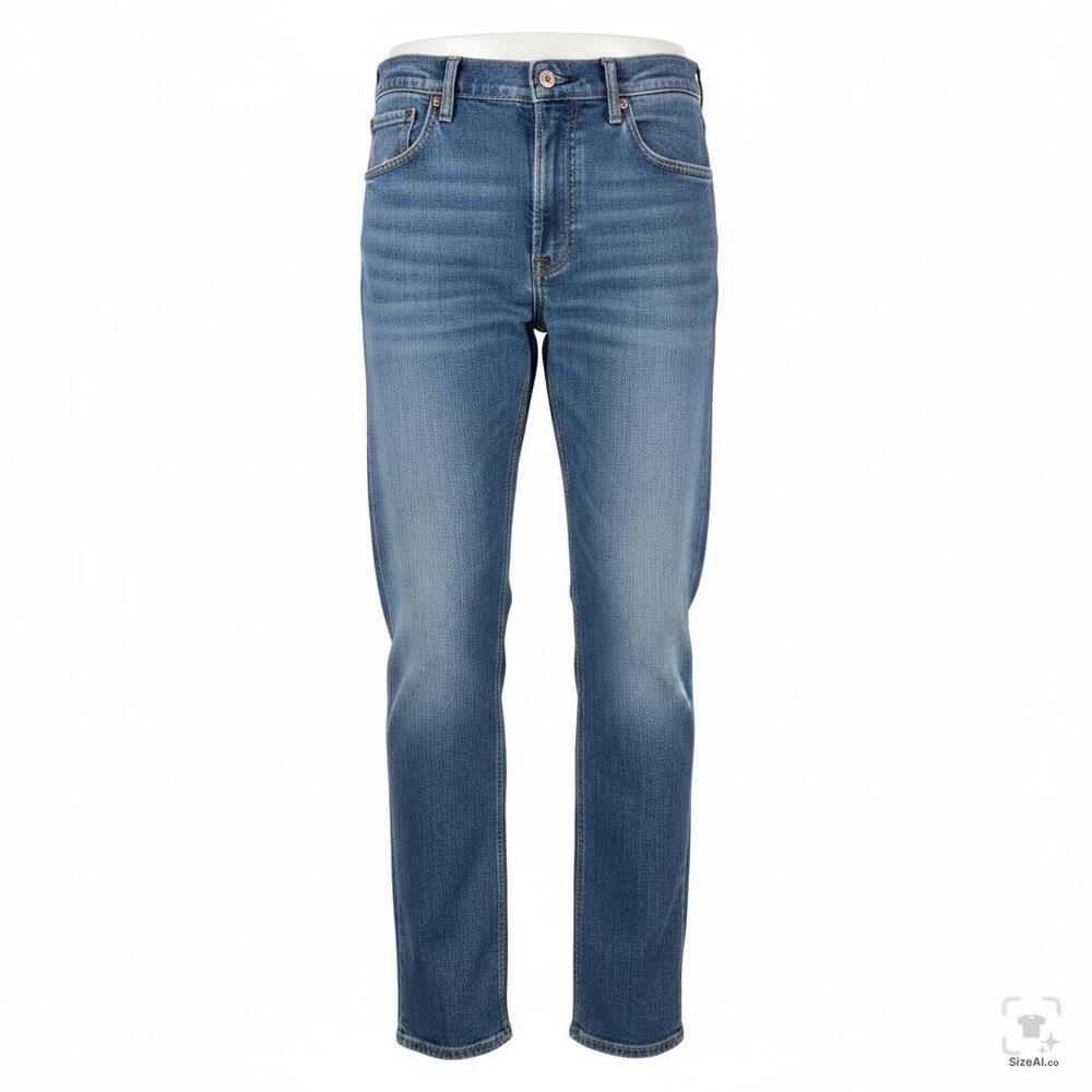 Levis 505 Jeans Mens 32x28 Light Wash Blue Denim Regular Fit Straight Stretch